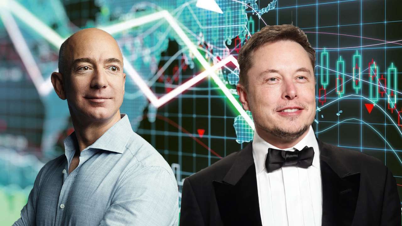 Elon Musk’tan Jeff Bezos’a: büyük isimlerin servetleri eriyor!