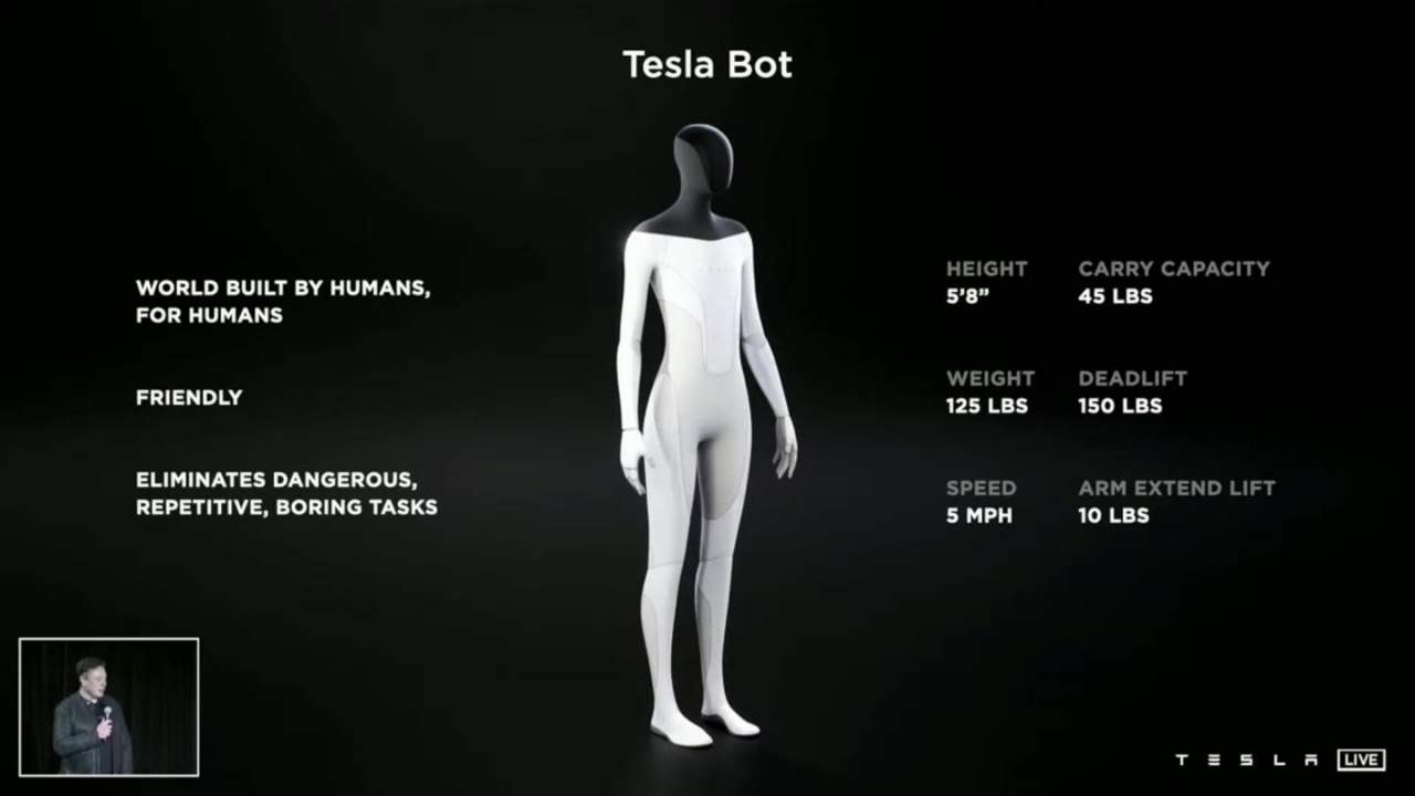İnsansı Tesla robotu