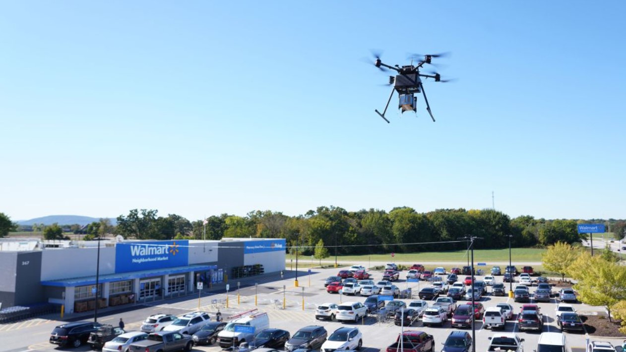 Walmart, drone ile teslimat bölgesini genişletiyor