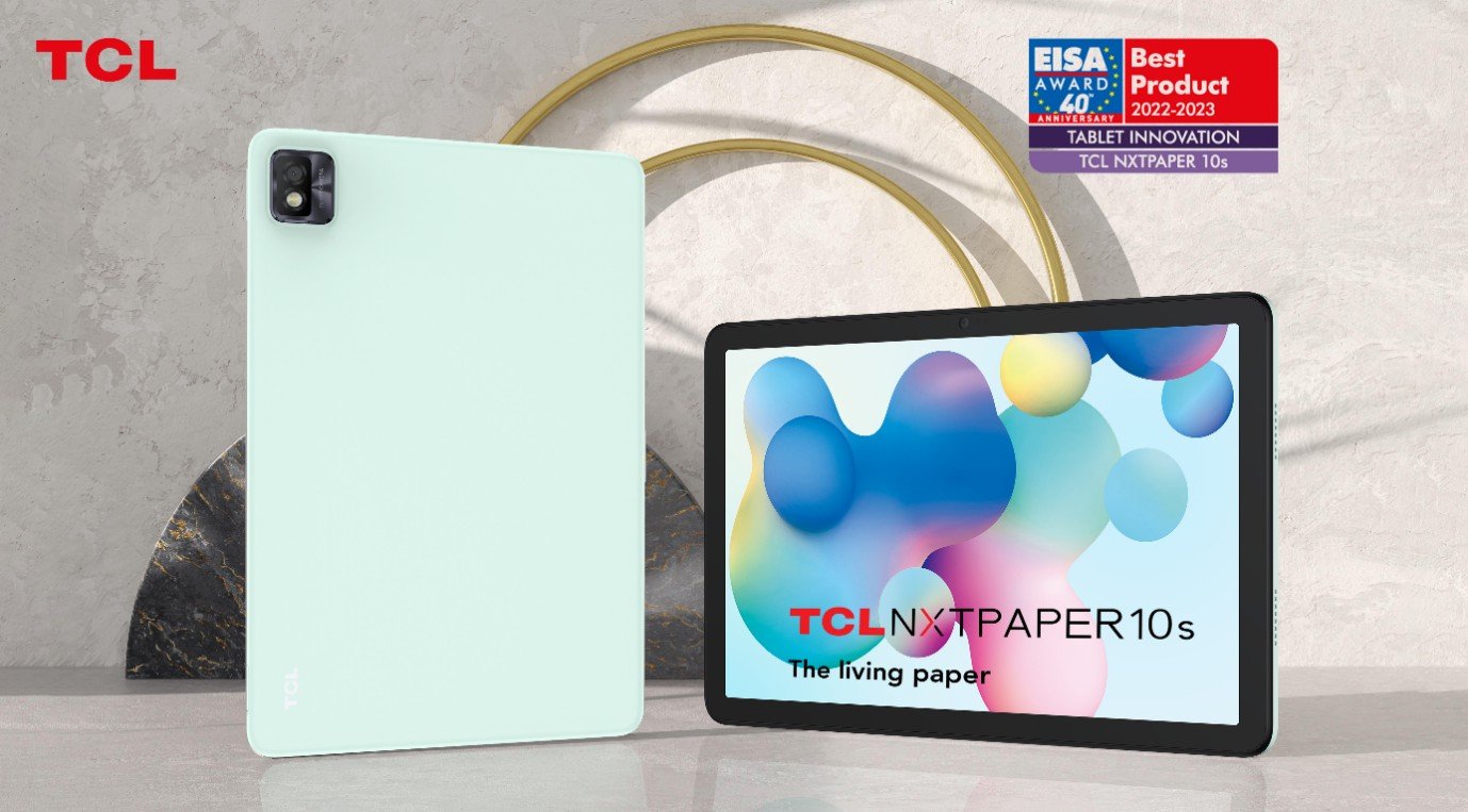 TCL NXTPAPER 10s EISA 2022 - 2023 Yılı Tablet İnovasyonu Ödülü