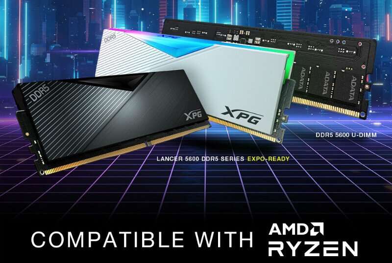 Adata XPG, AMD EXPO Destekli LANCER DDR5 Belleklerini Duyurdu