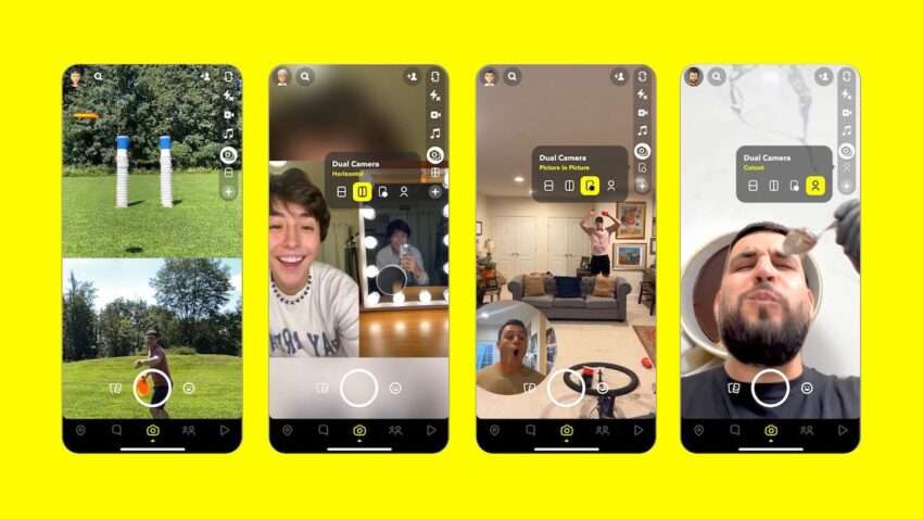 Snapchat Çift Kamera ile Kayıt Özelliğini Duyurdu