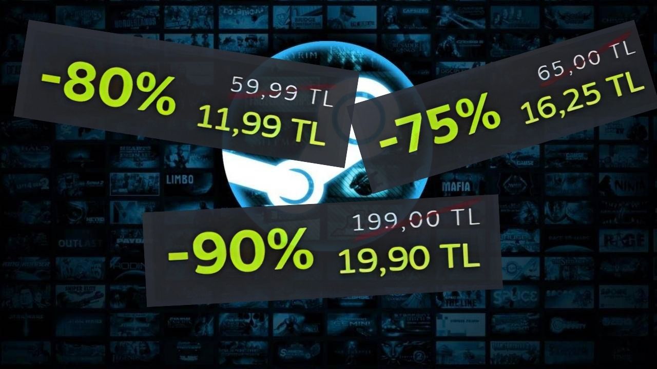 Steam indirimi: 90%, 80% ve 75%!
