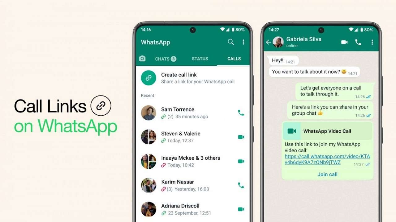 WhatsApp, Arama Bağlantıları Özelliğini Test Ediyor