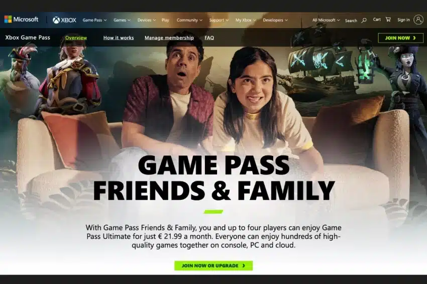 Xbox Game Pass “Friends and Family” Paketi Duyuruldu