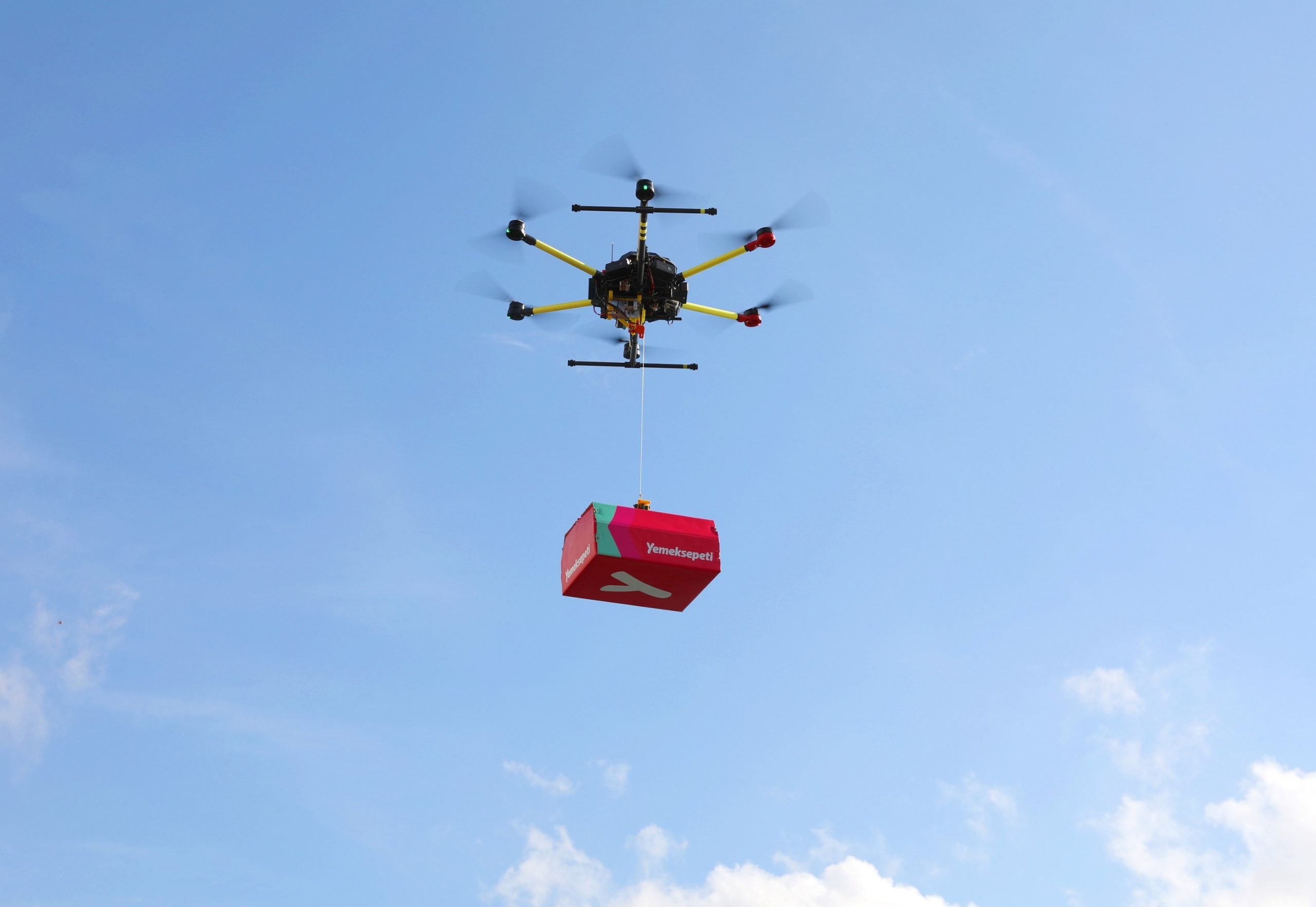 yemeksepeti drone