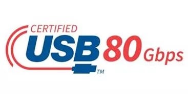 Sertifikali 80 Gbps logosu.
