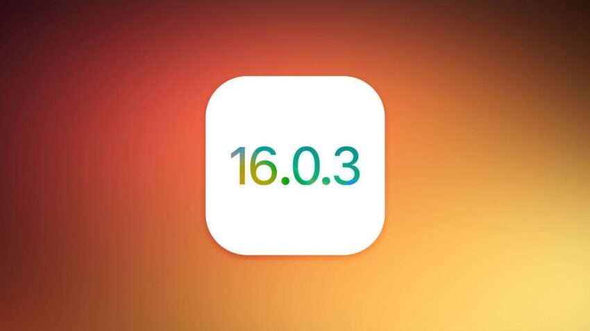 iOS 16.0.3 Güncellemesi Yayınlandı