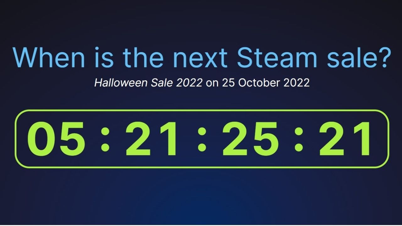 Steam cadılar bayramı indirimleri ne zaman olacak? (2022)