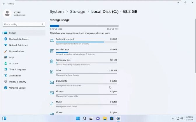 2 GB RAM ile Calisan Windows 11 Derlemesi Tiny11 2