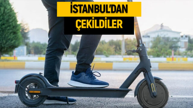 İstanbul’da scooter tartışması büyüyor: Üç firma İstanbul’dan çekildi!