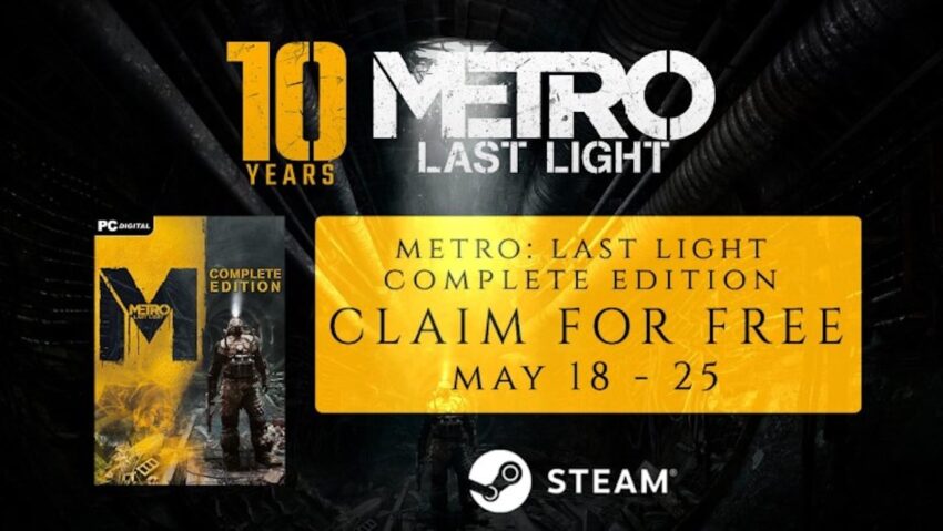 Metro: Last Light, Steam’de Kısa Süreliğine Ücretsiz Oldu