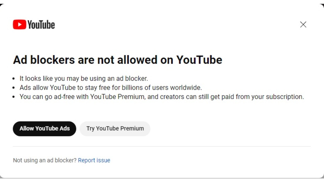 youtube kotu haber reklam engelleyiciler yasaklaniyor
