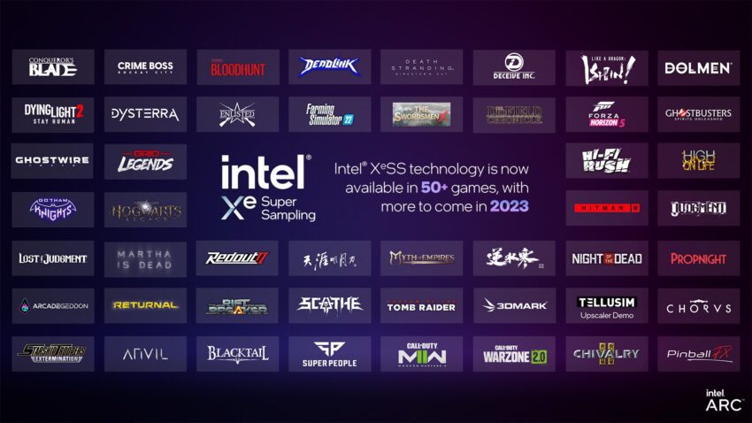 Intel XeSS Yükseltme Teknolojisi 50’den Fazla Oyuna Ulaştı