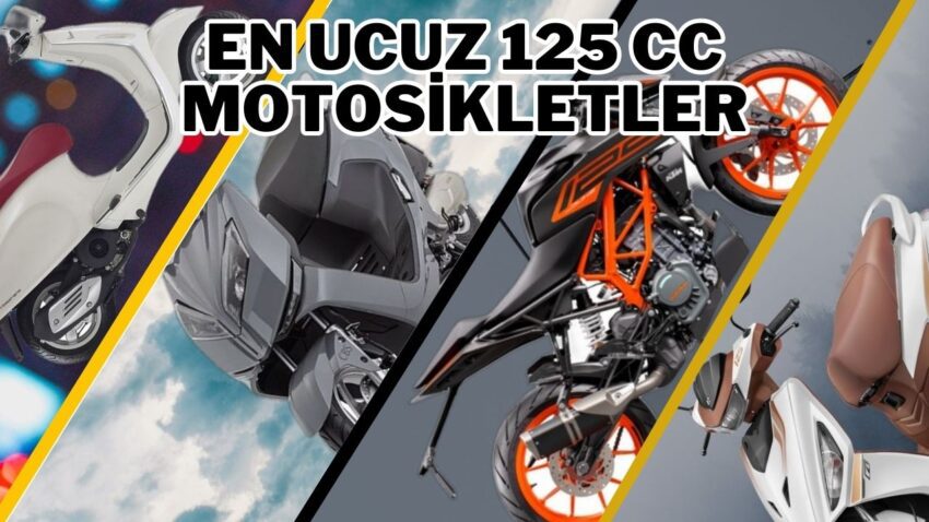 Otomobil ehliyeti ile kullanılabilir: Türkiye’de satılan en ucuz 125 CC motosikletler! [Temmuz 2023]
