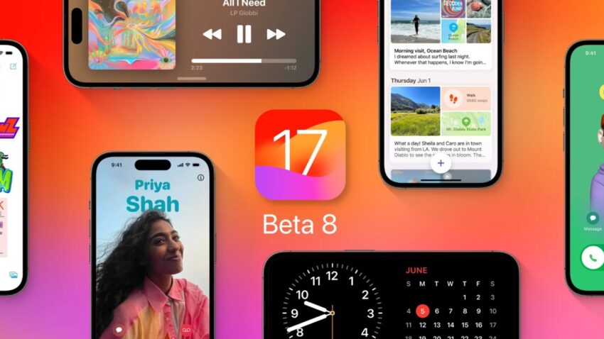 iPhone 15 etkinliğinden önce son çıkış: iOS 17 Beta 8 yayınlandı!