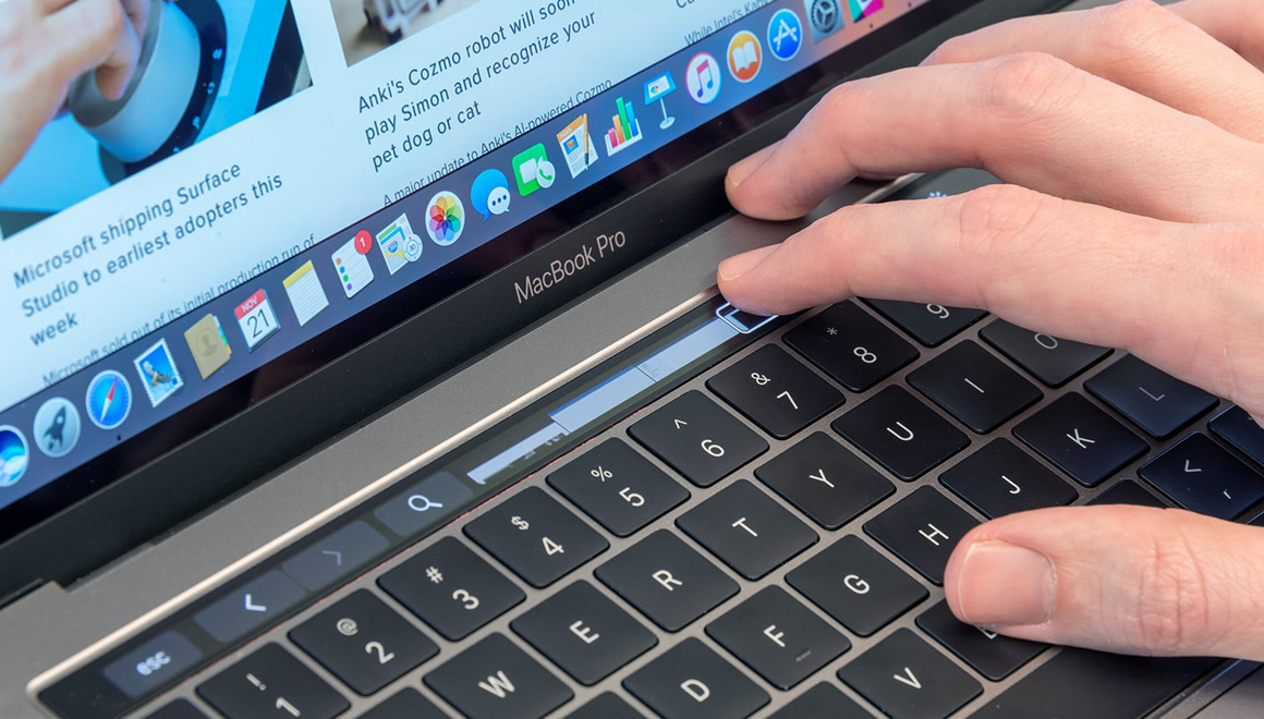 macbook pro icin touch bar artik bir zorunluluk