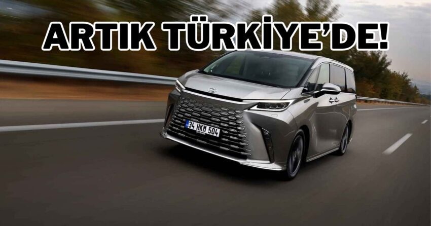 Özel jetleri aratmayan minibüs: Lexus LM sonunda Türkiye’de!