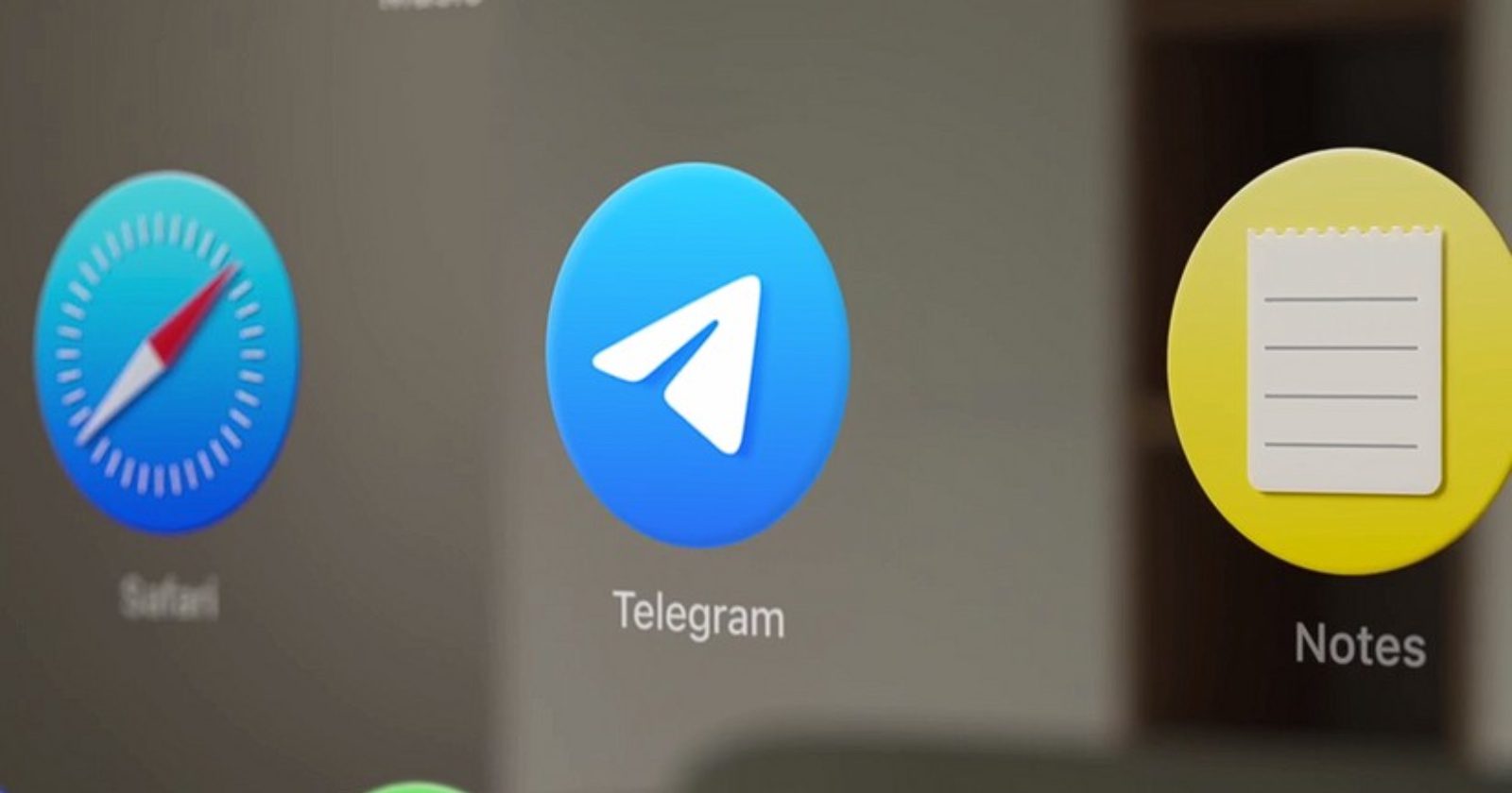 Apple Vision Pro’da Telegram işte böyle gözükecek!
