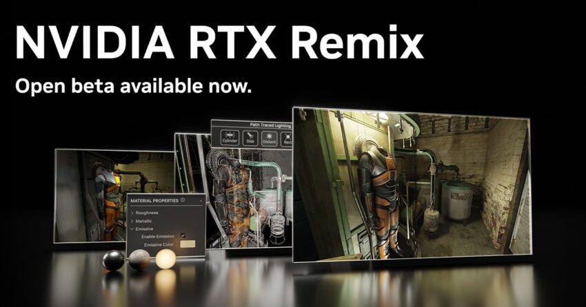 RTX Remix, Açık Beta’da Kullanılanıma Açıldı