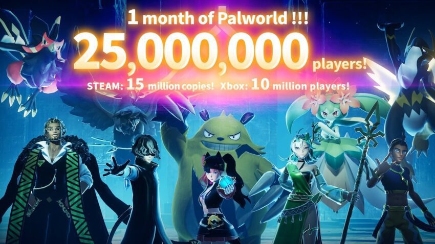 Palworld 25 Milyon Oyuncuya Ulaştı
