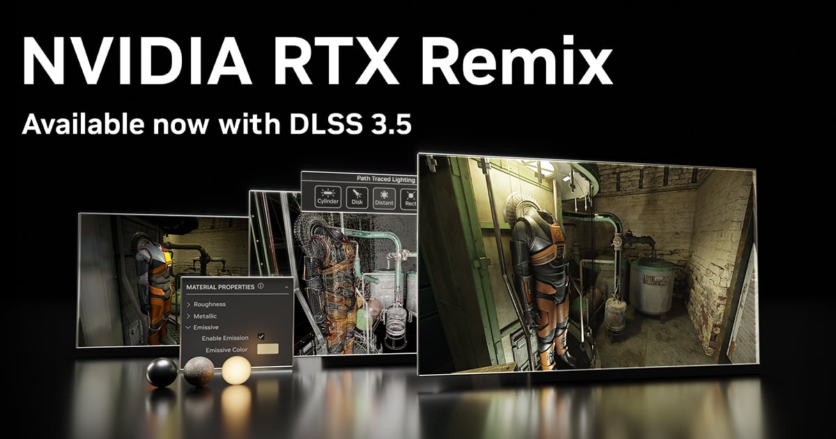 NVIDIA RTX Remix Açık Beta Işın Oluşturma ile DLSS 3.5'e Yükseltiliyor
