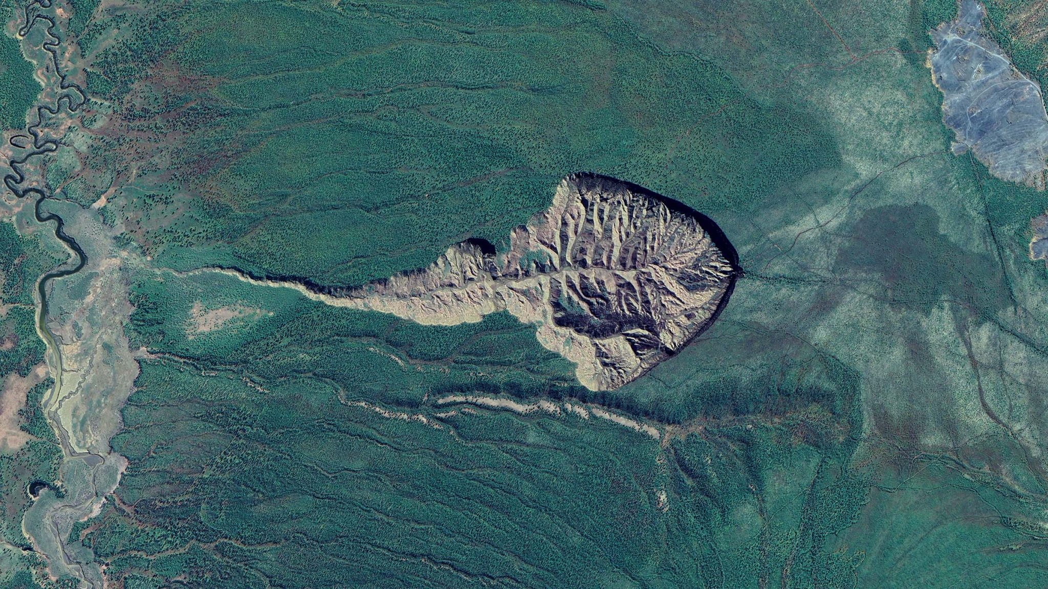 sibirya batagaika krateri endise 2
