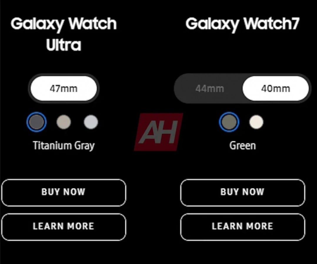 Samsung Galaxy Watch 7 Ultra ve Watch 7 Özellik
