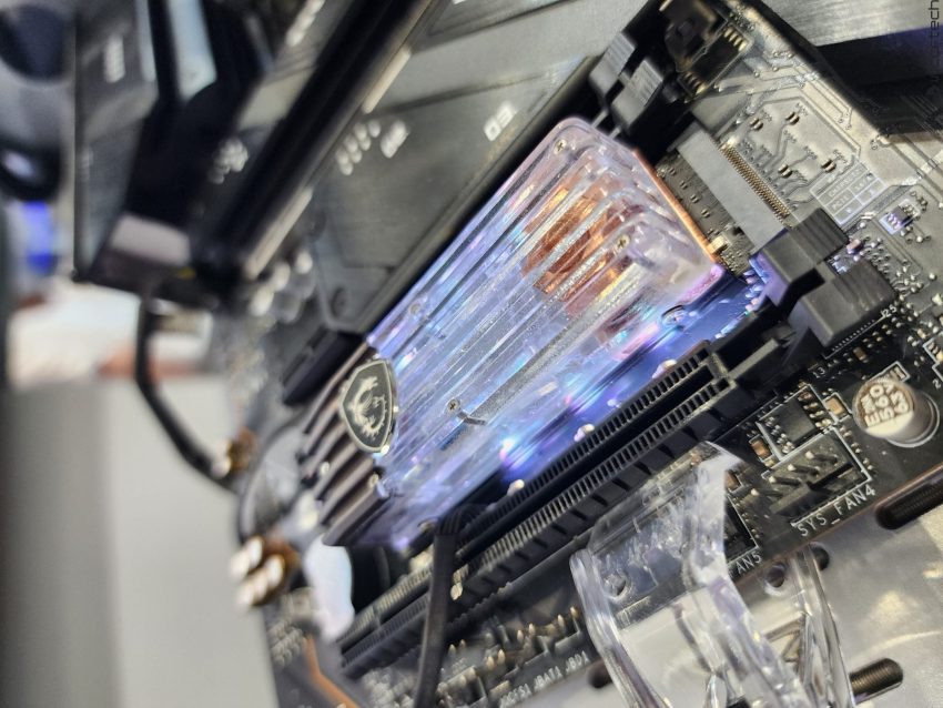 Bu SSD Soğutması Kendini Aşmış!: MSI’dan Sıvı Soğutmalı SSD – Computex 2024 #33