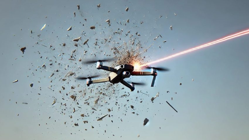 Taşınabilir anti-drone lazer silahı testleri geçti!