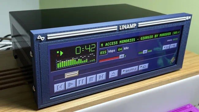 Winamp MP3 Çalar, Gerçek Hayata Linamp Projesiyle Döndü