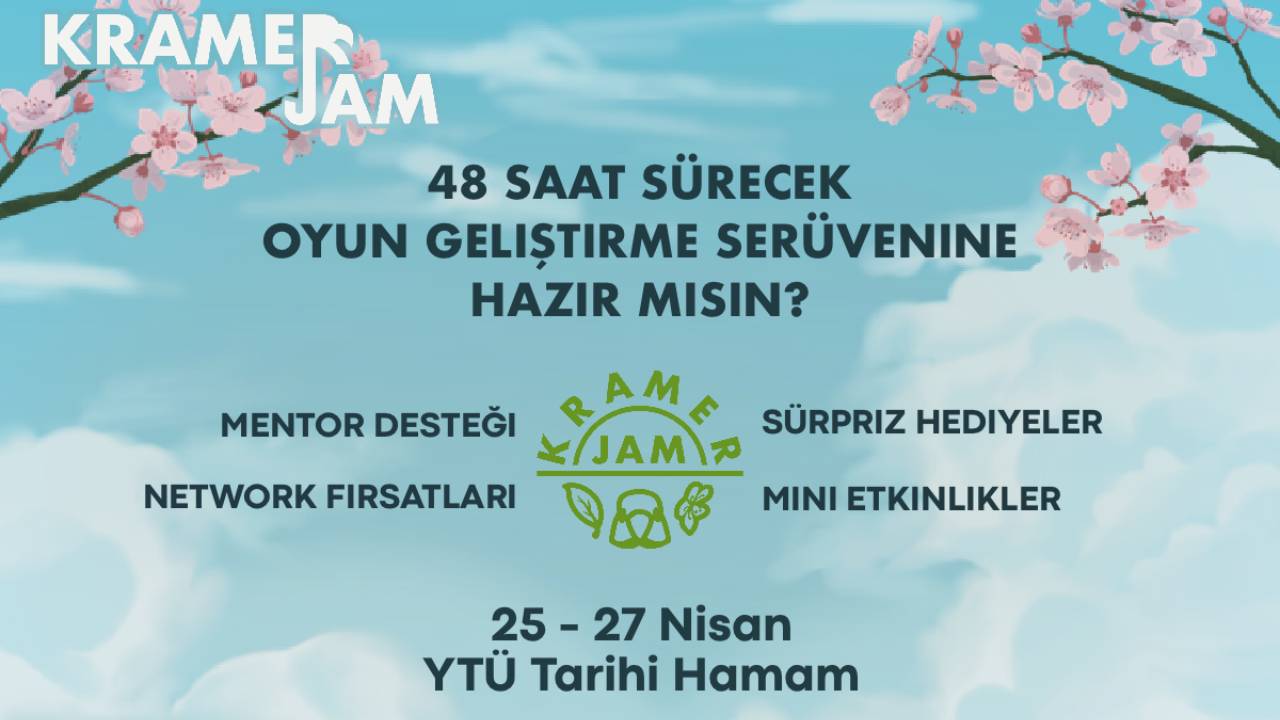 Kramer Jam: Oyun geliştiricileri YTÜ’de buluşuyor!