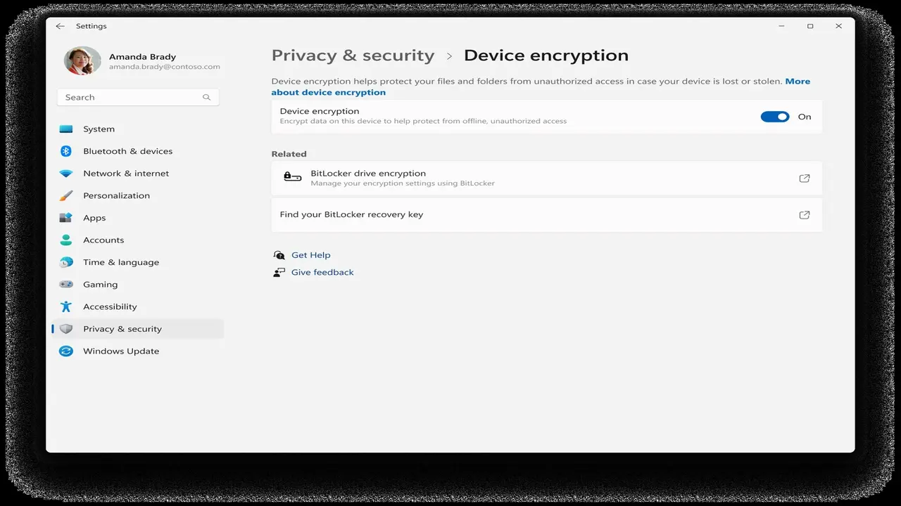 Windows 11, BitLocker özelliğini varsayılan hale getirdi! 2 Windows 11, BitLocker'ı varsayılan hale getiriyor.